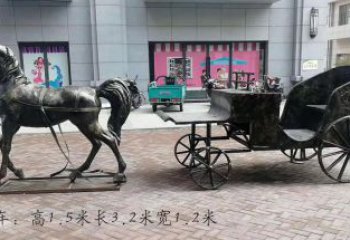 南阳古典马车雕塑，精致传承礼仪之魂