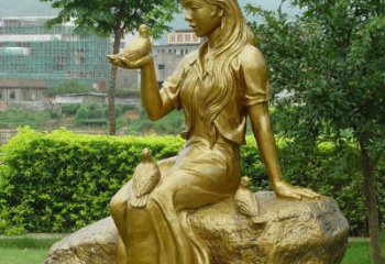 南阳答案；展现浪漫的爱情：鸽子雕塑