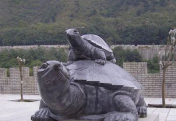 南阳中领雕塑母子乌龟公园石雕