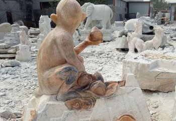南阳精美猴子石雕，带来浓浓的节日气息