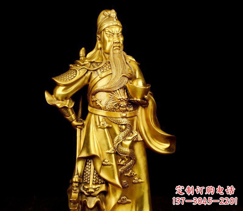 南阳关公铜雕，传承古典传统