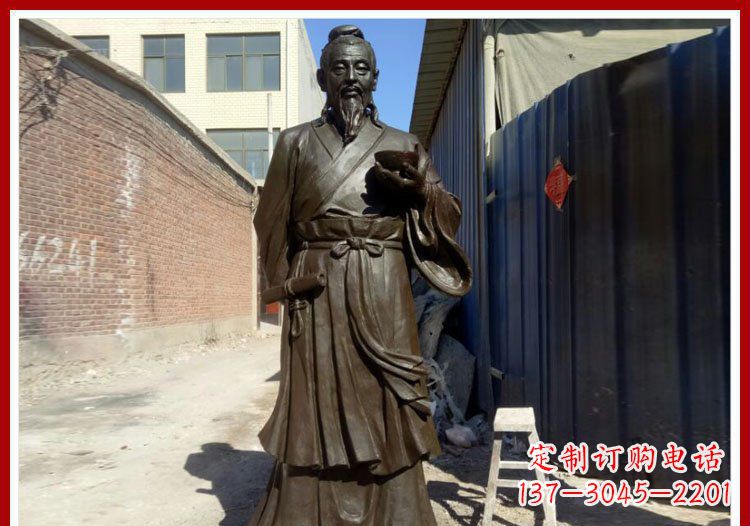 南阳中领雕塑的精品杜康铜雕将传统文化与现代工…