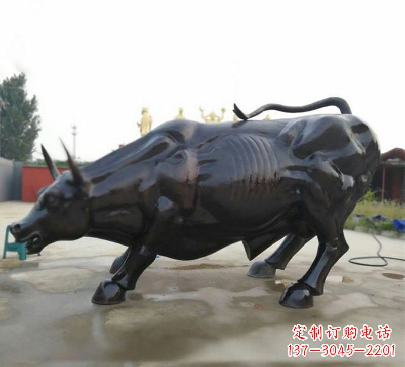 南阳定制牛铜雕塑,品质卓越!