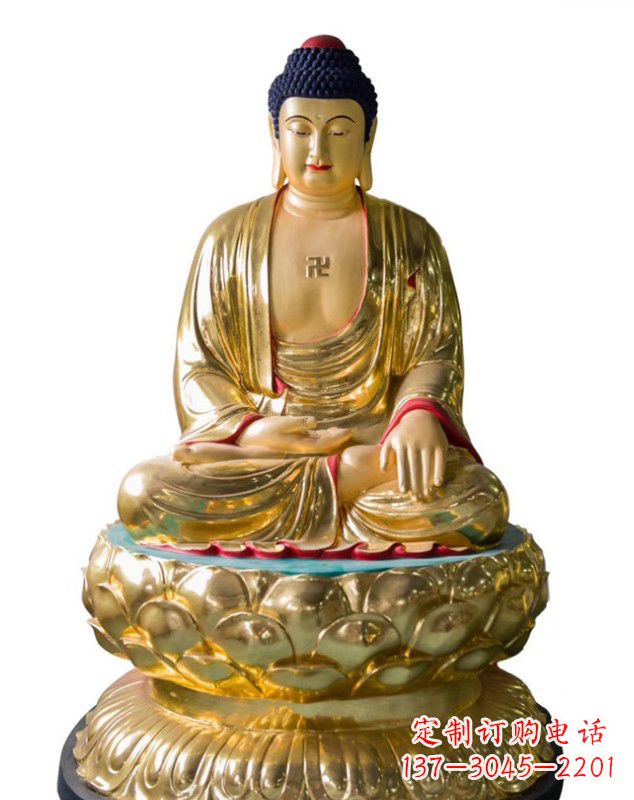 南阳如来佛雕塑,神圣古朴艺术精品