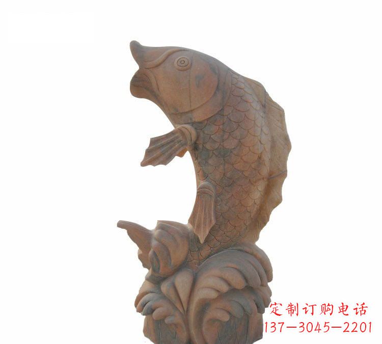 南阳鲤鱼石雕,精细雕刻让你赞叹不已
