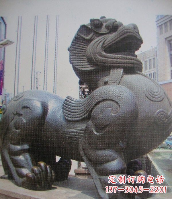 南阳貔貅古代神兽铜雕