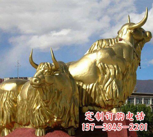 南阳牦牛铜雕,传承西藏文化的质朴美感