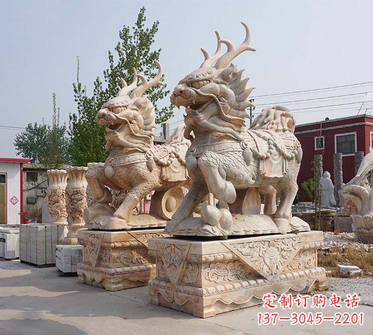 南阳麒麟镇宅石雕塑,品质卓越,匠心之作
