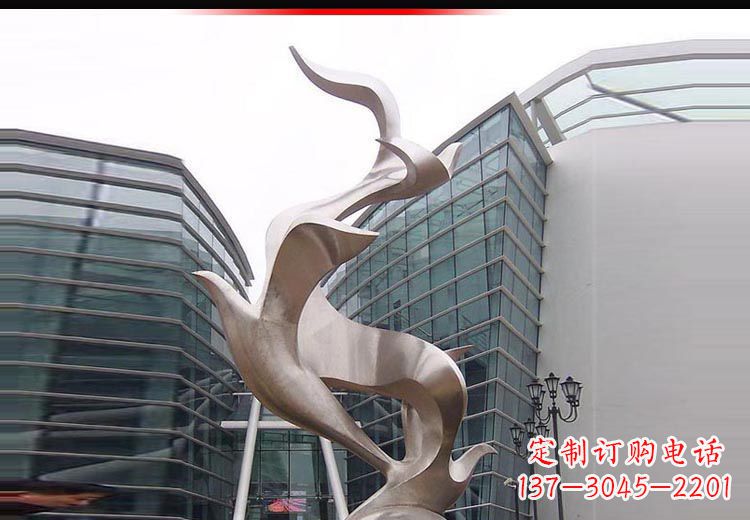 南阳不锈钢雄鹰雕塑,永久定制精美景观