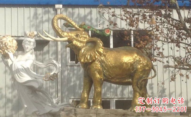南阳铜质大象雕塑,令人惊叹的精湛工艺