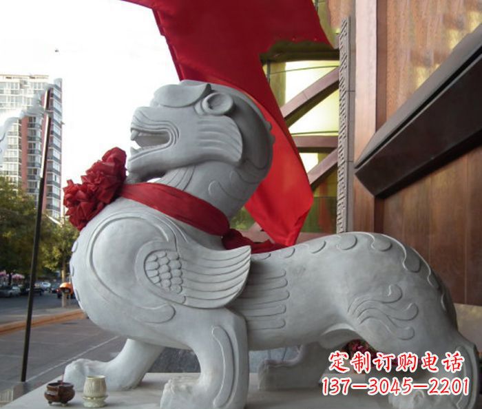 南阳中领雕塑的貔貅石雕,祈福安康守护您的家