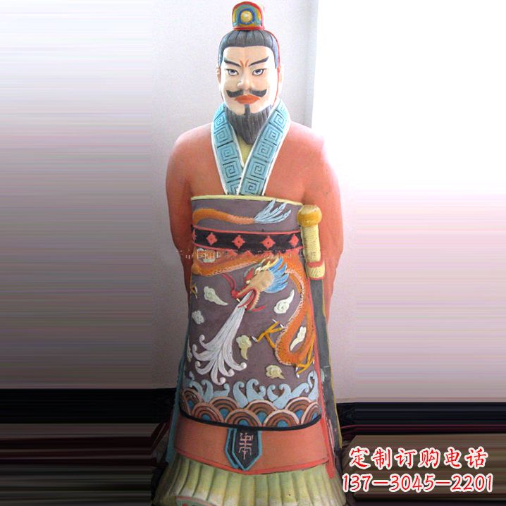 南阳中国领先的秦始皇钢玻璃雕塑