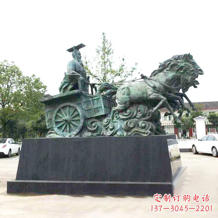 南阳秦始皇城市景观雕塑