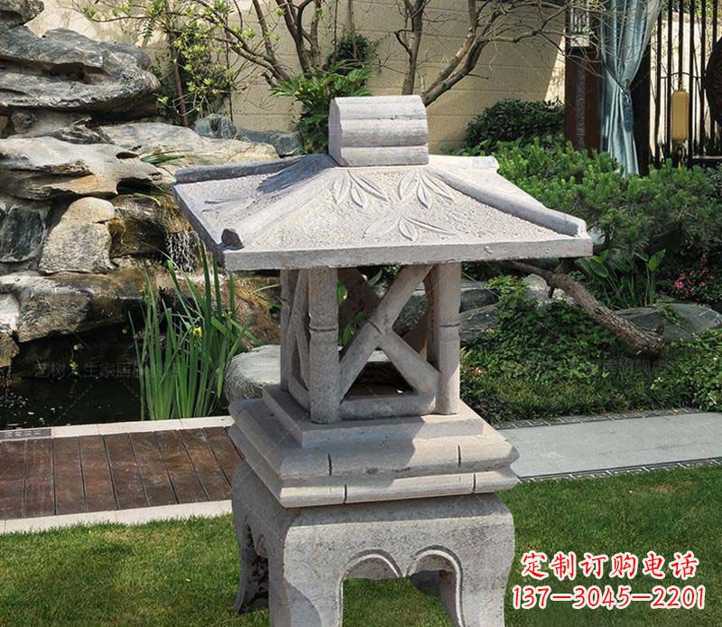 南阳青石草坪照明灯石灯