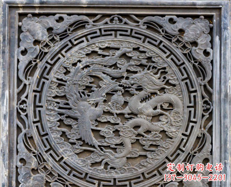 南阳传统工艺青石龙雕精美绝伦