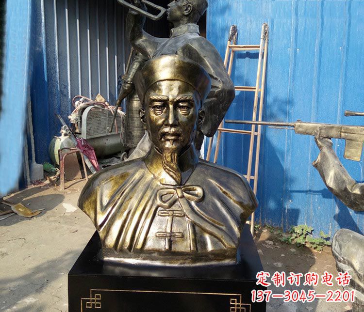 南阳经典英雄,林则徐铜雕
