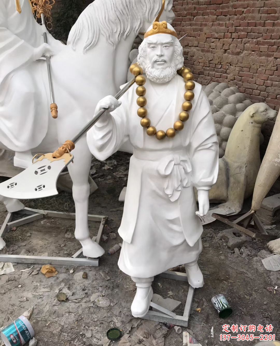南阳沙和尚人物石雕,精美而有灵气