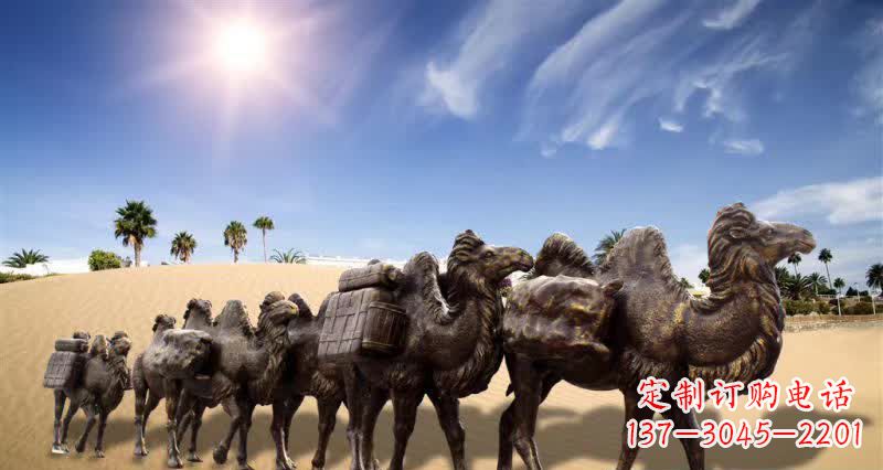 南阳中领雕塑沙漠骆驼铜雕制作工艺与定制标准