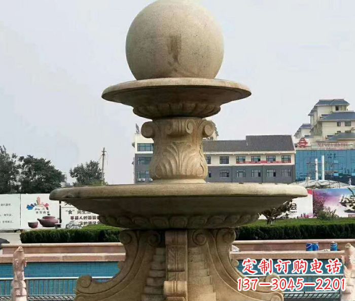 南阳引领时尚的砂岩大型喷泉雕塑