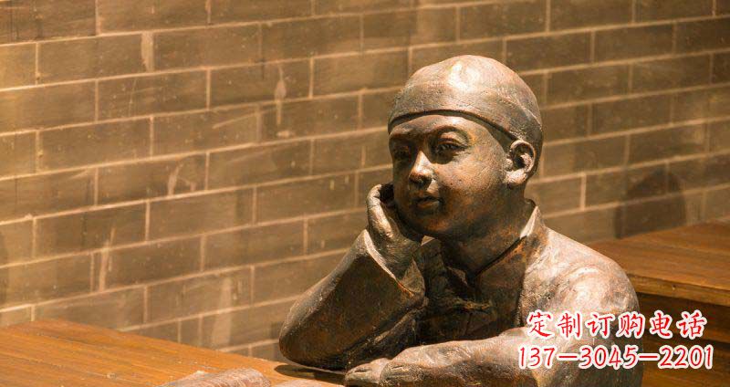 南阳休闲园林装饰装置——小孩雕塑