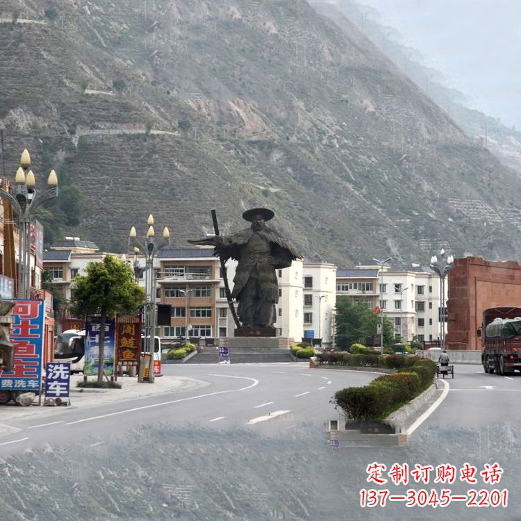南阳唯美雕塑--大禹城市街道景观雕像