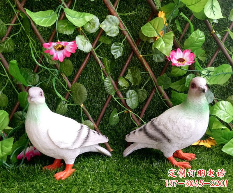 南阳传递和平的鸽子雕塑