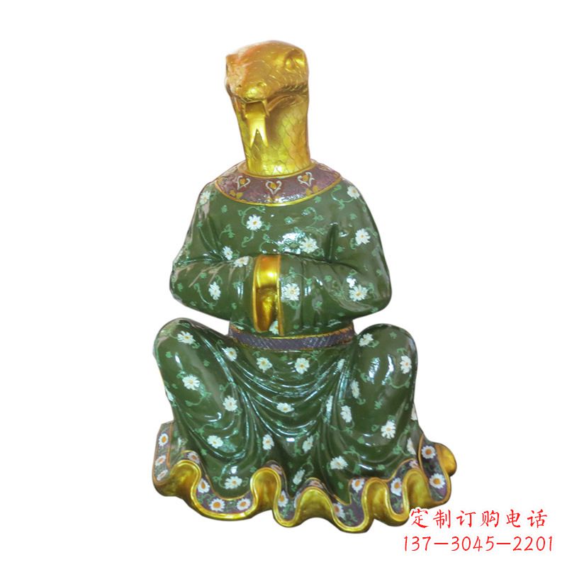 南阳独特的彩绘生肖雕塑