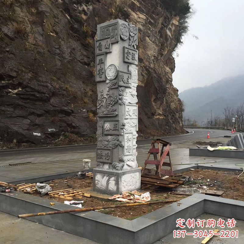 南阳社会主义核心价值观雕塑,传承中华文明