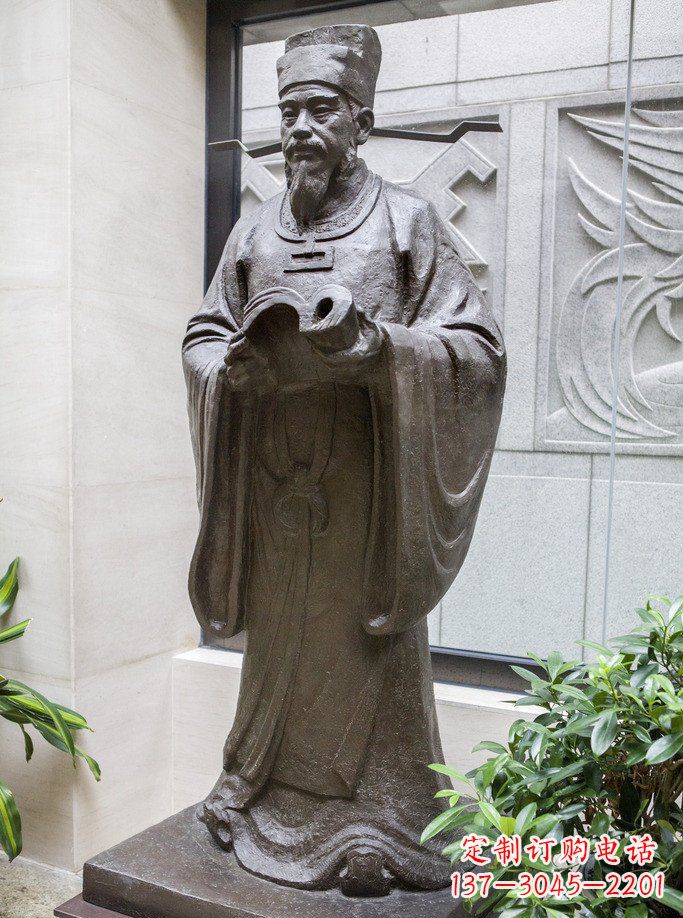 南阳精美沈括古代人物铜雕