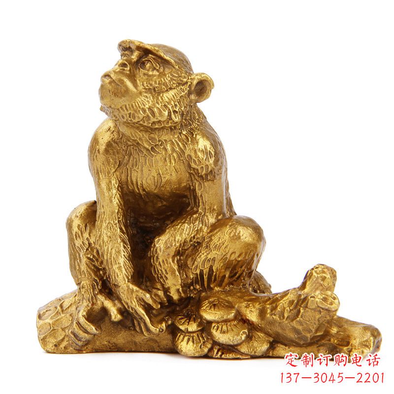南阳铸铜鎏金动物雕塑,给家居添彩