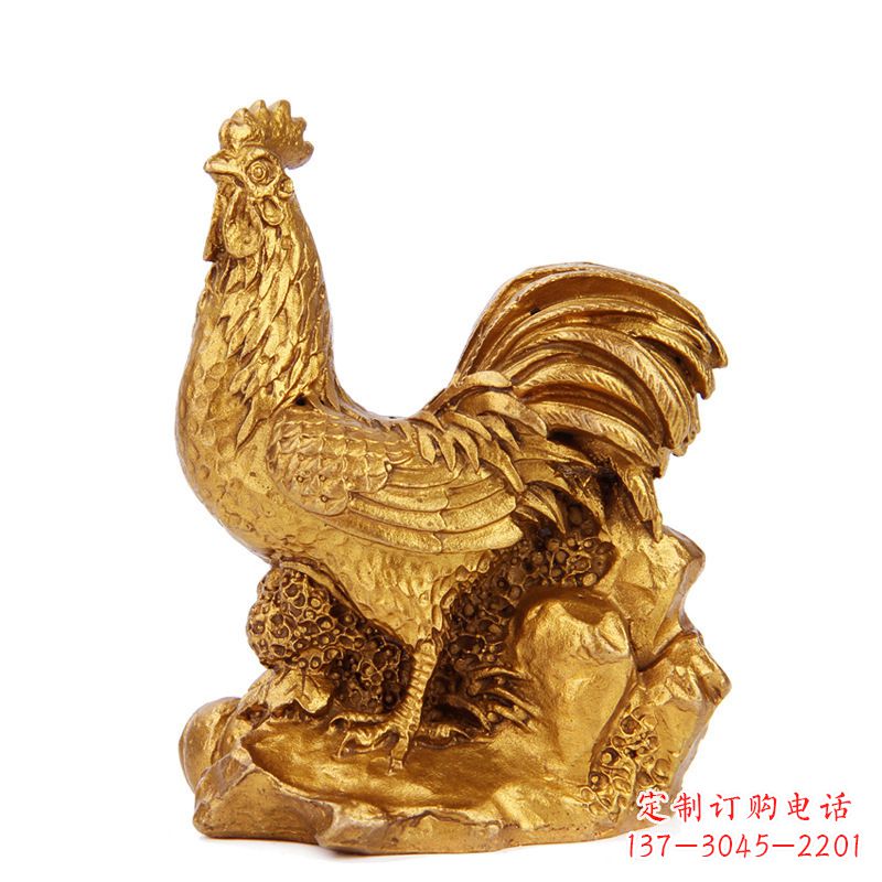 南阳中领雕塑的铸铜鎏金动物雕塑