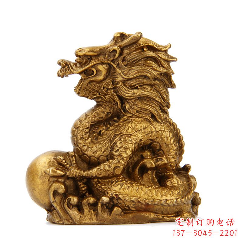 南阳汇聚古典文化,铸铜鎏金款动物雕塑摆件