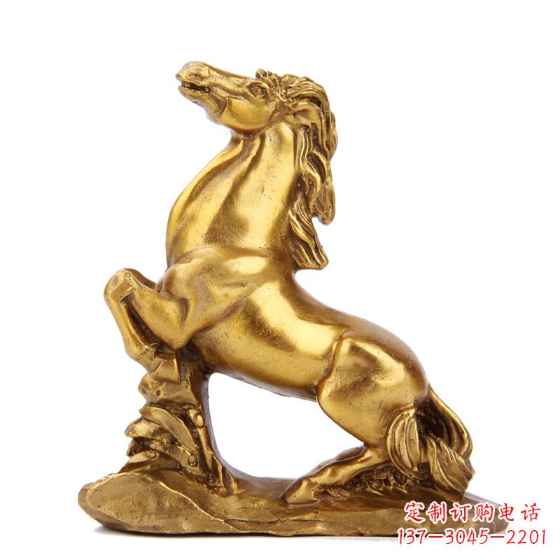 南阳精致铸铜马雕塑,古典微雕叠置美感