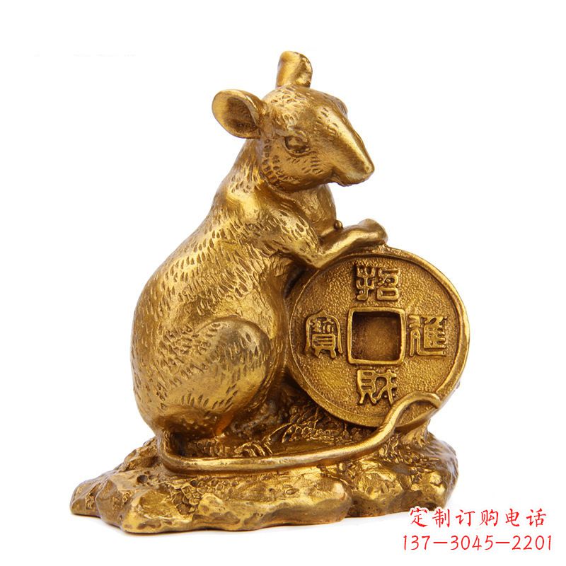 南阳高质量铸铜鎏金动物雕塑
