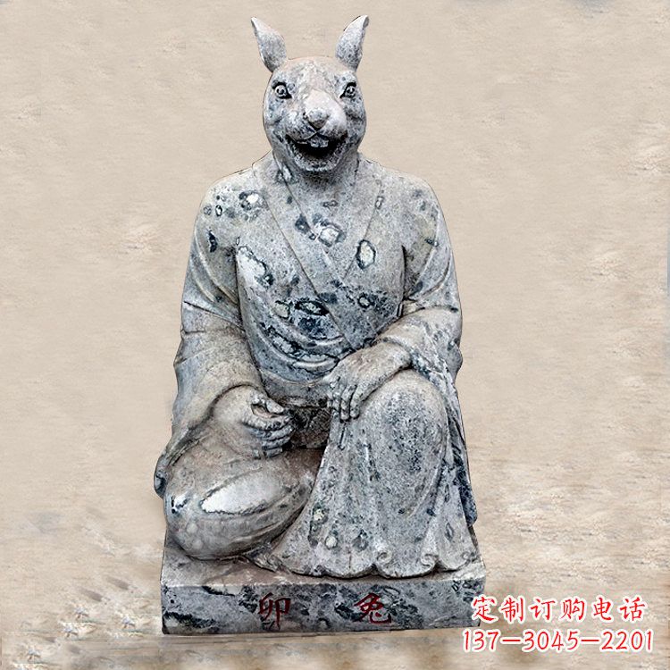 南阳唤醒传统文化-生肖雕塑