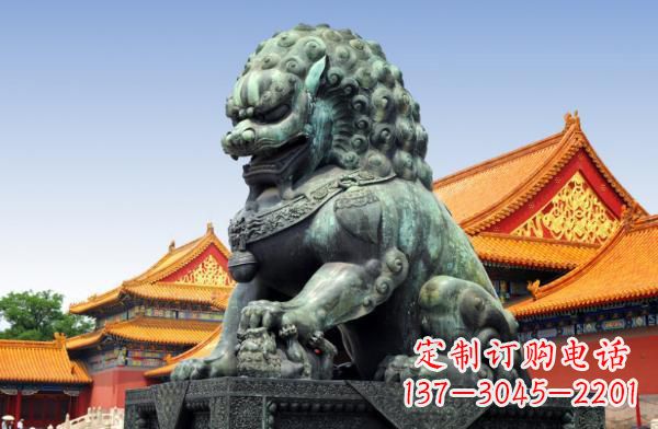 南阳贵族气派,古典青铜狮子雕塑