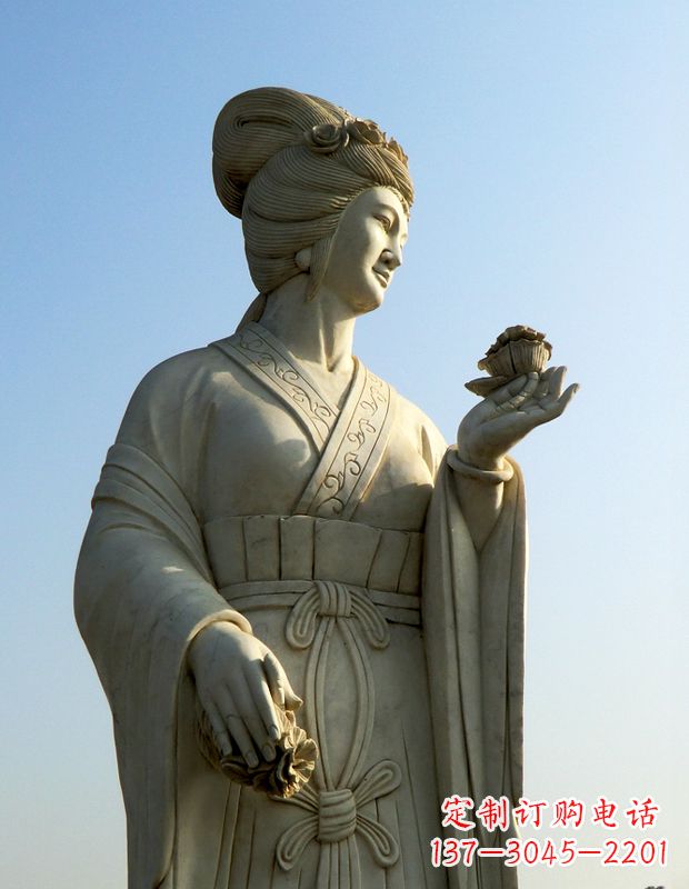 南阳中领雕塑推出的古典美人雕塑,是一个古典美…
