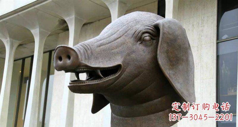 南阳中领雕塑十二生肖铜雕,带来家庭的幸福祝福