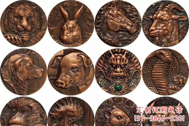 南阳品质卓越的生肖铜浮雕