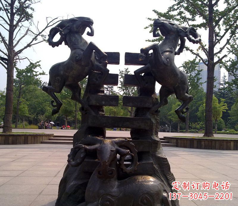 南阳传统工艺铜雕十二生肖