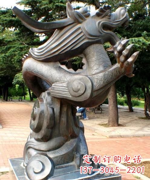 南阳高品质十二生肖铜雕龙