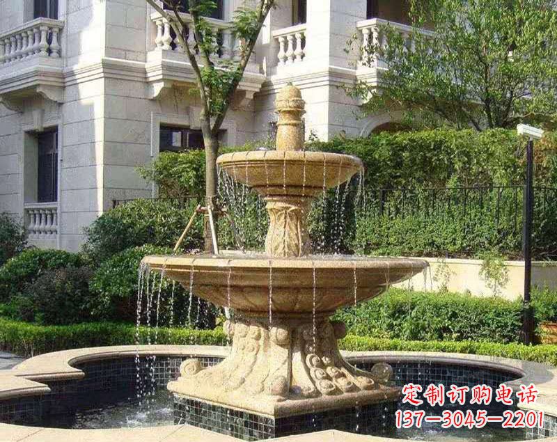 南阳美轮美奂的喷泉雕塑