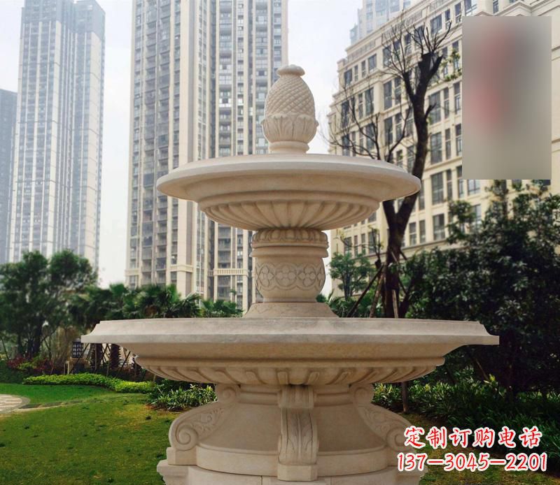 南阳专业定制石雕喷泉雕塑