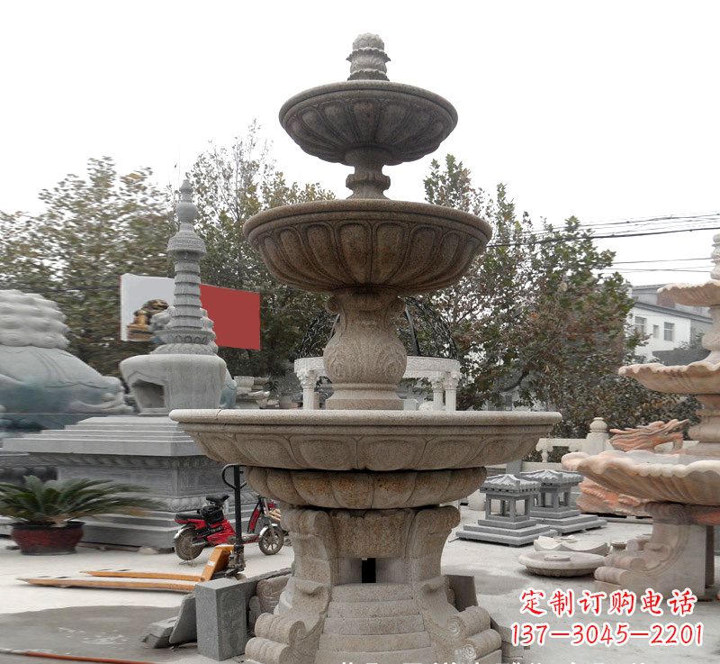 南阳钵式喷泉雕塑,精美装饰您的家园