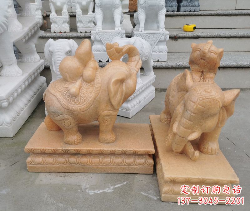南阳完美还原静谧大象雕塑