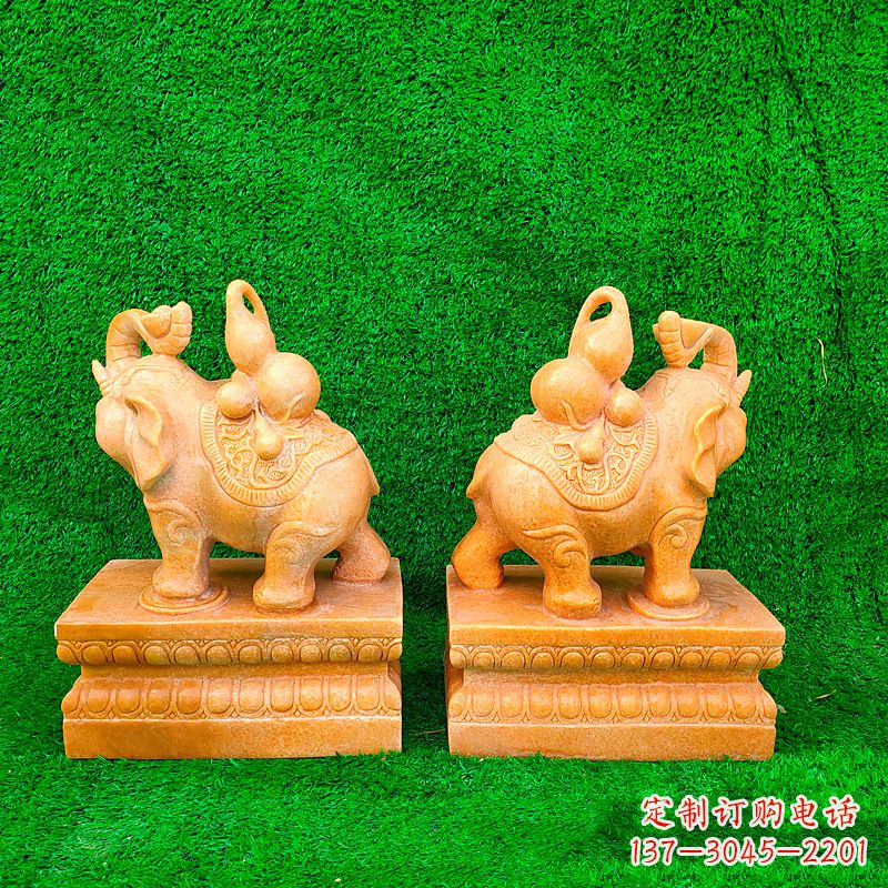 南阳精美大象雕塑,点缀美好家园