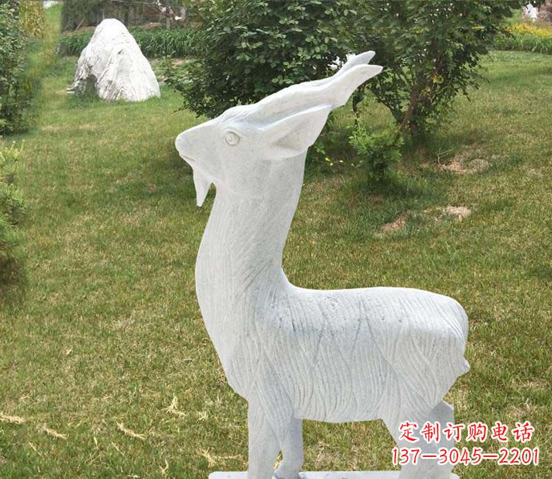 南阳中领雕塑角度石雕动物羊雕塑