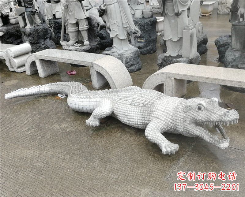 南阳精美花岗岩动物雕塑