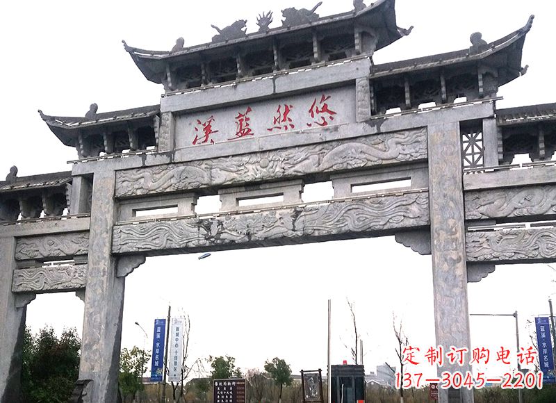 南阳中领雕塑-最优质的牌坊雕塑定制