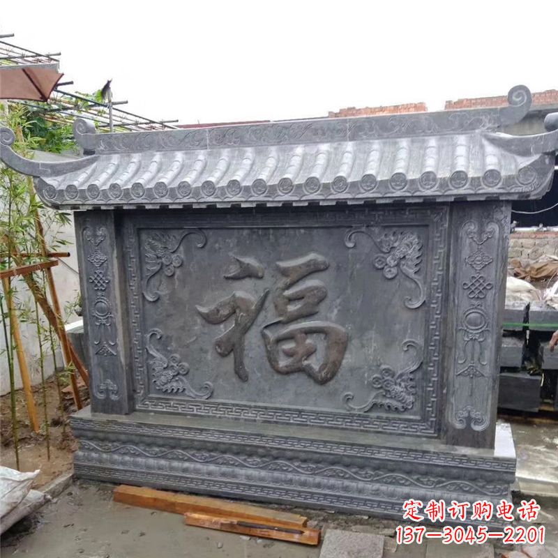 南阳中领雕塑:福字雕塑,点缀婚房庭院